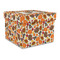 Traditional Thanksgiving Gift Boxes with Lid - Canvas Wrapped - Large - Front/Main