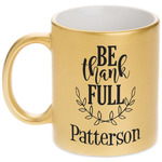 Traditional Thanksgiving Metallic Mug (Personalized)