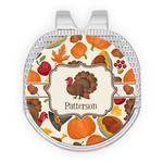 Traditional Thanksgiving Golf Ball Marker - Hat Clip - Silver