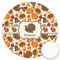 Traditional Thanksgiving Icing Circle - Large - Front