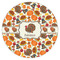 Traditional Thanksgiving Icing Circle - Medium - Single