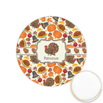 Traditional Thanksgiving Printed Cookie Topper - 1.25" (Personalized)