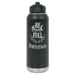 Traditional Thanksgiving Water Bottles - Laser Engraved - Front & Back (Personalized)