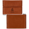 Traditional Thanksgiving Leather Business Card Holder Front Back Single Sided - Apvl