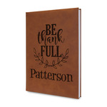 Traditional Thanksgiving Leather Sketchbook - Small - Double Sided (Personalized)