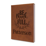 Traditional Thanksgiving Leather Sketchbook - Small - Single Sided (Personalized)