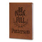 Traditional Thanksgiving Leatherette Journals - Large - Double Sided - Angled View