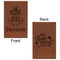 Traditional Thanksgiving Leatherette Sketchbooks - Small - Double Sided - Front & Back View