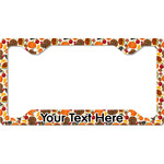 Traditional Thanksgiving License Plate Frame - Style C (Personalized)