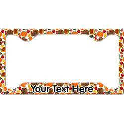 Traditional Thanksgiving License Plate Frame - Style C (Personalized)