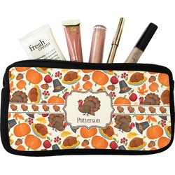 Traditional Thanksgiving Makeup / Cosmetic Bag - Small (Personalized)