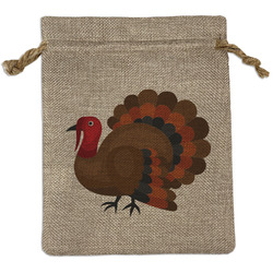 Traditional Thanksgiving Burlap Gift Bag