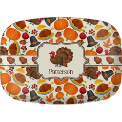 Traditional Thanksgiving Melamine Platter (Personalized)