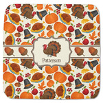 Traditional Thanksgiving Memory Foam Bath Mat - 48"x48" (Personalized)