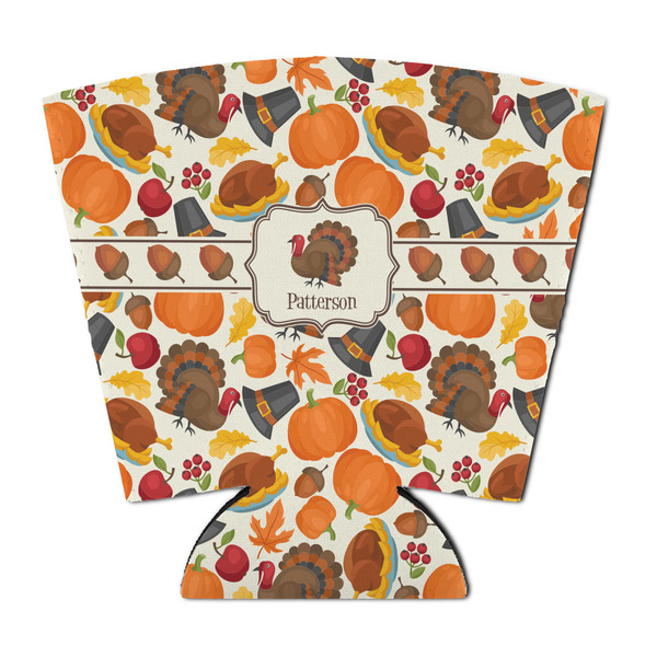 Custom Traditional Thanksgiving Party Cup Sleeve - with Bottom (Personalized)