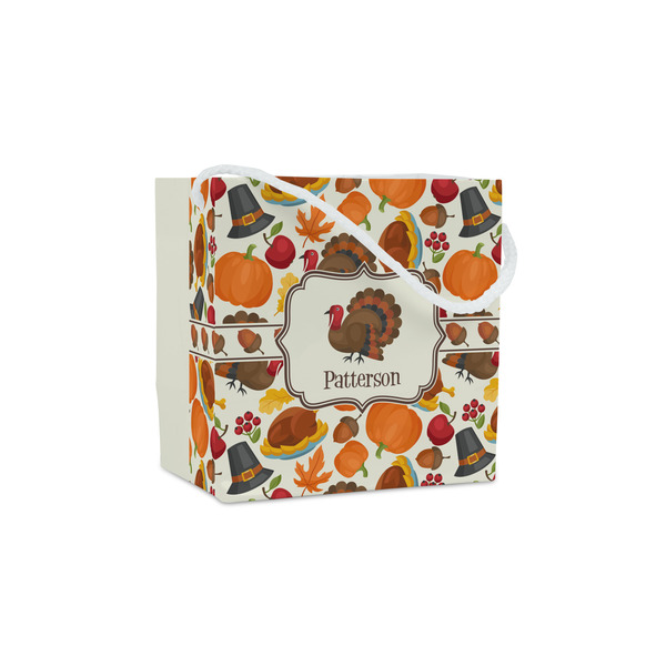 Custom Traditional Thanksgiving Party Favor Gift Bags - Matte (Personalized)