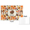 Traditional Thanksgiving Disposable Paper Placemat - Front & Back