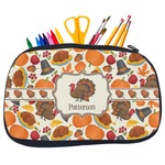 Traditional Thanksgiving Neoprene Pencil Case - Medium w/ Name or Text