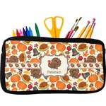 Traditional Thanksgiving Neoprene Pencil Case - Small w/ Name or Text