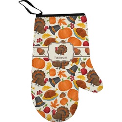 Traditional Thanksgiving Right Oven Mitt (Personalized)
