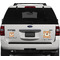 Traditional Thanksgiving Personalized Square Car Magnets on Ford Explorer