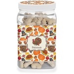 Traditional Thanksgiving Dog Treat Jar (Personalized)