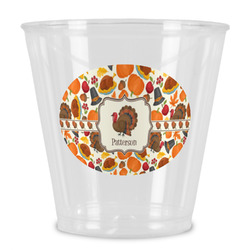 Traditional Thanksgiving Plastic Shot Glass (Personalized)