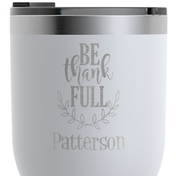 Traditional Thanksgiving RTIC Tumbler - White - Engraved Front (Personalized)