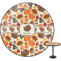 Traditional Thanksgiving Round Table - 24" (Personalized)