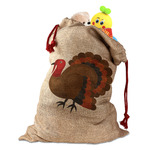 Traditional Thanksgiving Santa Sack