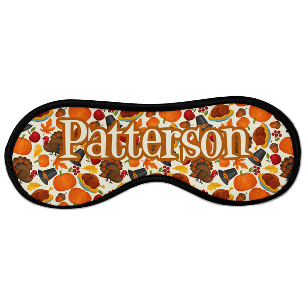 Custom Traditional Thanksgiving Sleeping Eye Masks - Large (Personalized)