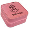 Traditional Thanksgiving Travel Jewelry Boxes - Leather - Pink - Angled View