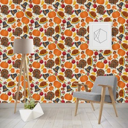 Traditional Thanksgiving Wallpaper & Surface Covering (Water Activated - Removable)