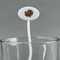 Traditional Thanksgiving White Plastic 7" Stir Stick - Oval - Main