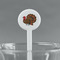 Traditional Thanksgiving White Plastic 7" Stir Stick - Round - Main