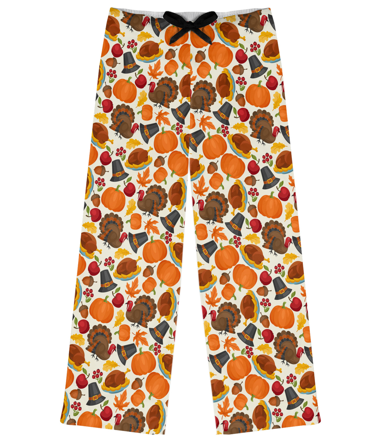 Custom Traditional Thanksgiving Womens Pajama Pants YouCustomizeIt