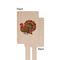 Traditional Thanksgiving Wooden 6.25" Stir Stick - Rectangular - Single - Front & Back