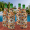 Traditional Thanksgiving Zipper Bottle Cooler - Set of 4 - LIFESTYLE