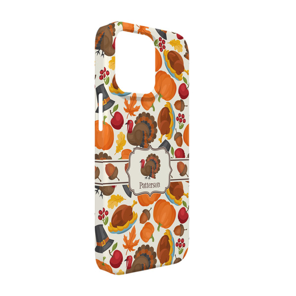 Custom Traditional Thanksgiving iPhone Case - Plastic - iPhone 13 (Personalized)