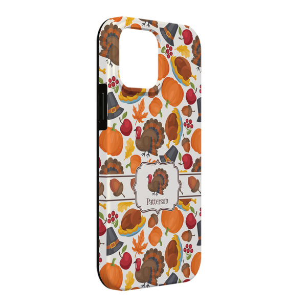 Custom Traditional Thanksgiving iPhone Case - Rubber Lined - iPhone 13 Pro Max (Personalized)