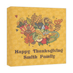 Happy Thanksgiving Canvas Print - 12x12 (Personalized)