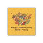 Happy Thanksgiving Wood Print - 12x12 (Personalized)