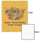 Happy Thanksgiving 20x24 - Matte Poster - Front & Back