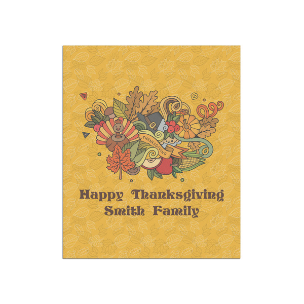 Custom Happy Thanksgiving Poster - Matte - 20x24 (Personalized)