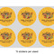 Happy Thanksgiving 3" Multipurpose Round Labels - Sheet