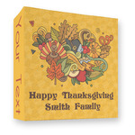 Happy Thanksgiving 3 Ring Binder - Full Wrap - 3" (Personalized)