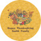 Happy Thanksgiving 4" Multipurpose Round Labels - Single Sticker