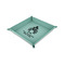 Happy Thanksgiving 6" x 6" Teal Leatherette Snap Up Tray -  MAIN