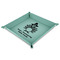 Happy Thanksgiving 9" x 9" Teal Leatherette Snap Up Tray - MAIN