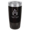 Happy Thanksgiving Black Polar Camel Tumbler - 20oz - Front